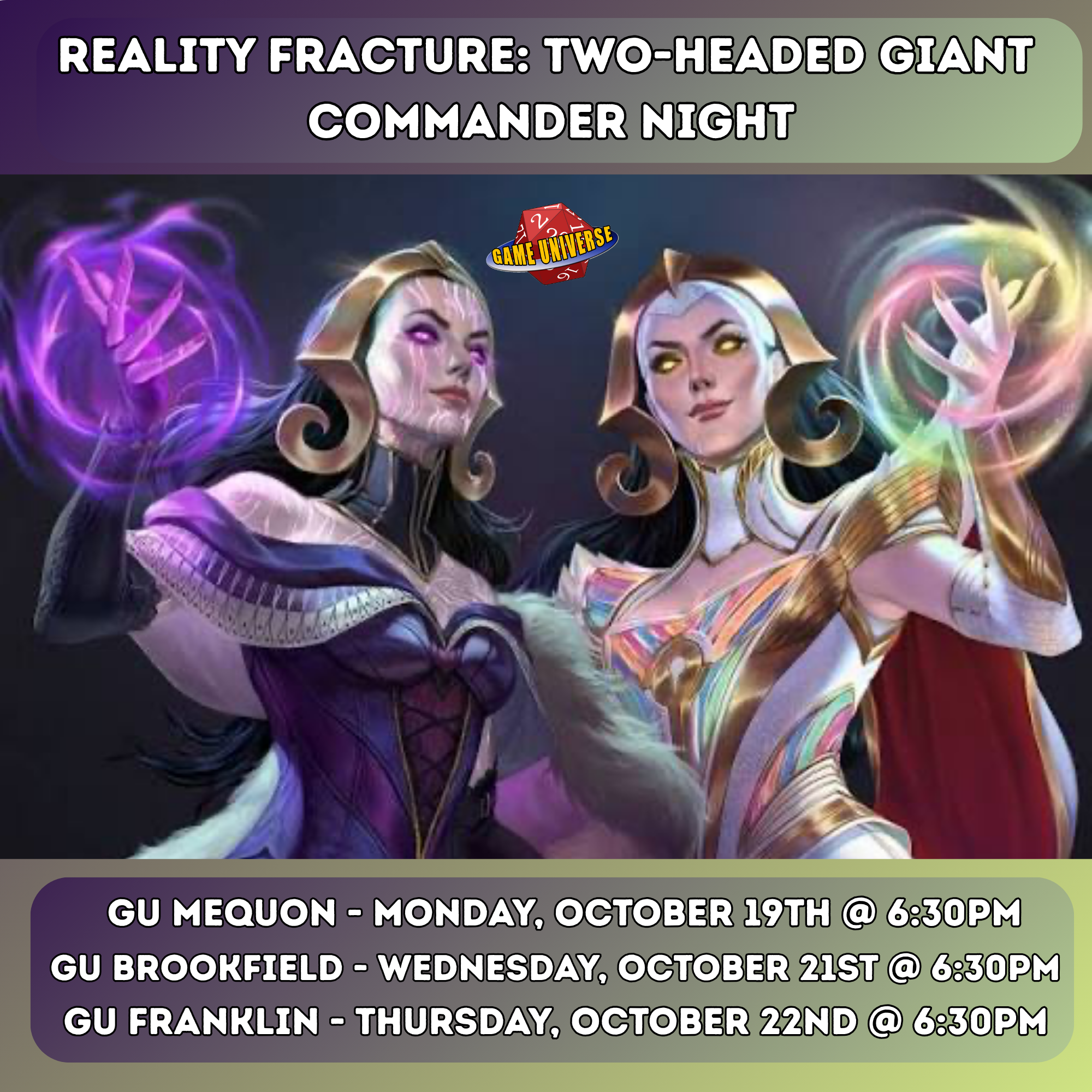 MTG: Reality Fracture - Two-Headed Giant Commander Night