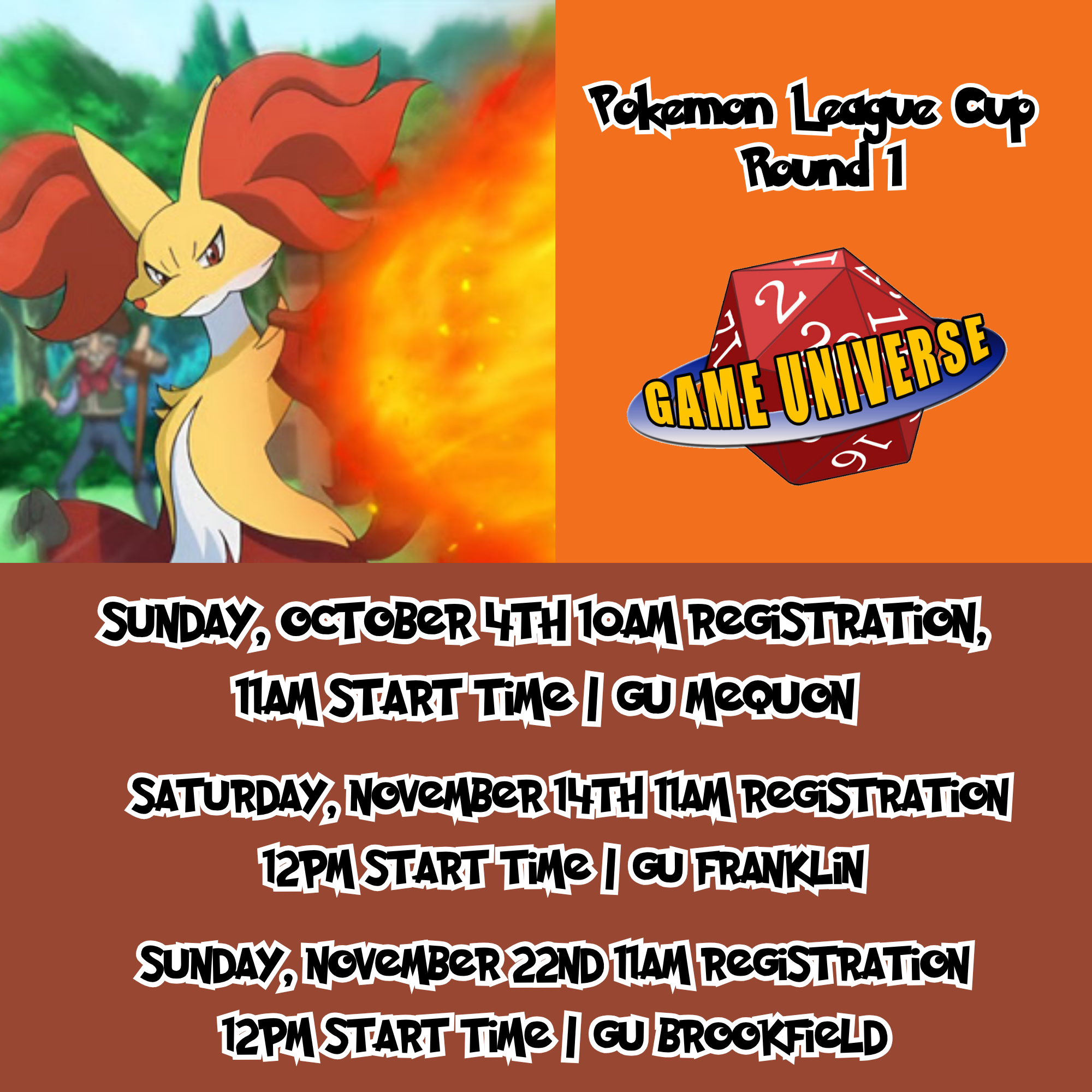 Pokemon League Cup    Round 1