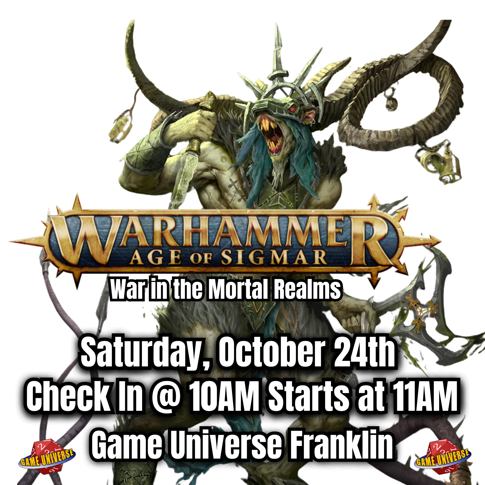 Franklin Warhammer Age of Sigmar - War in the Mortal Realms
