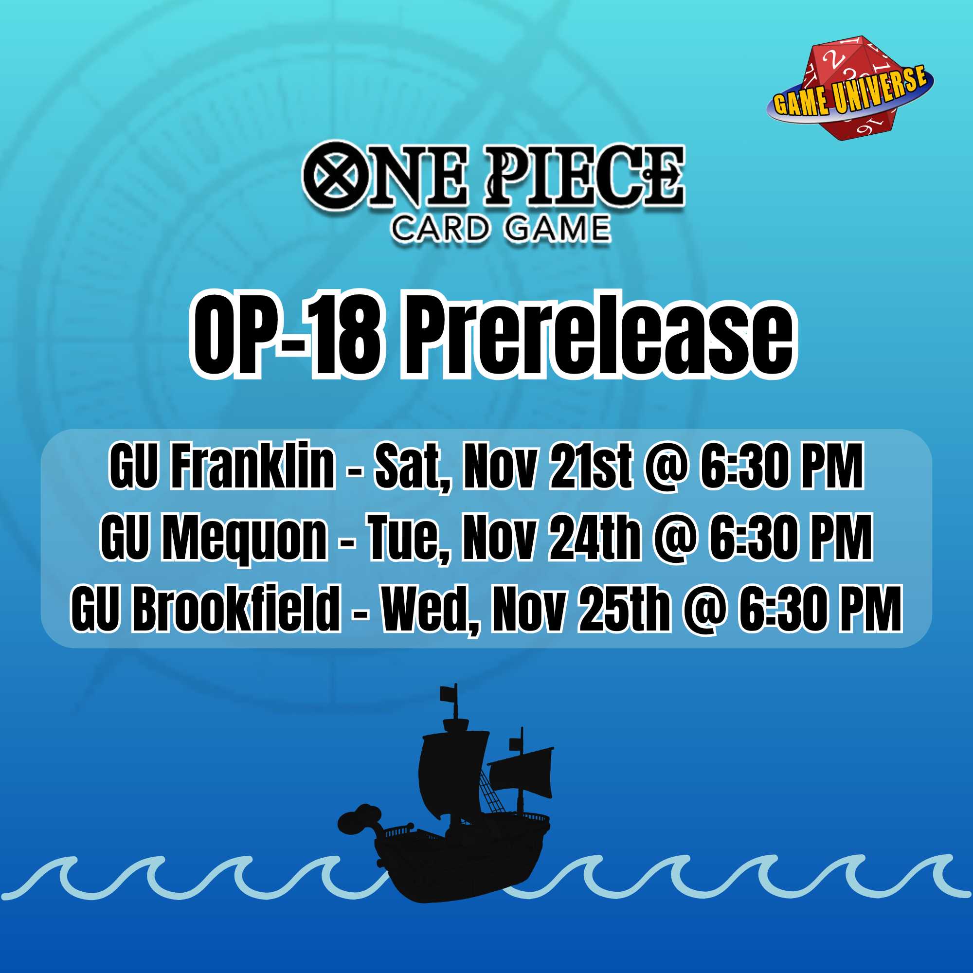 One Piece: OP-18 Prerelease