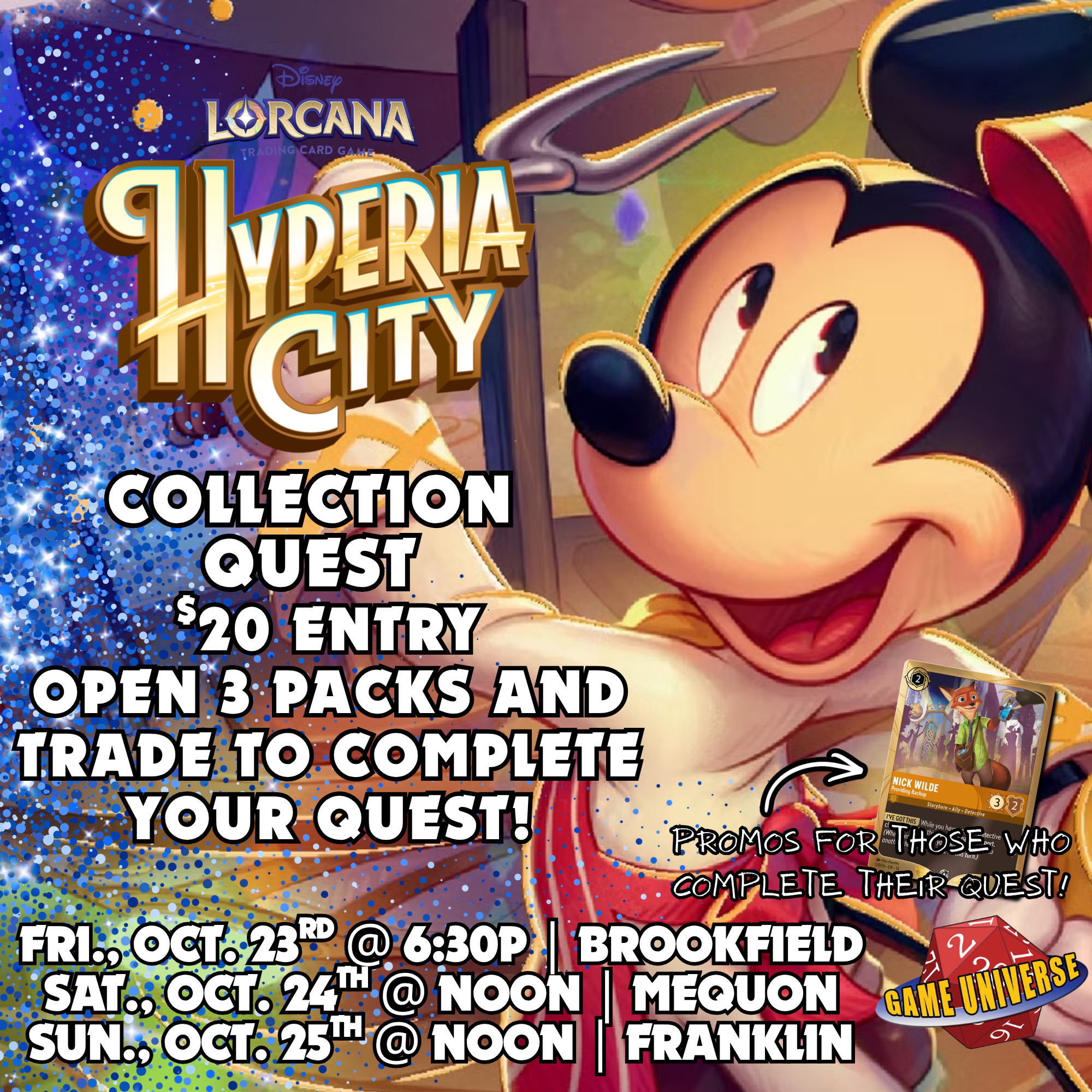 Disney’s Lorcana: Hyperia City Collection Quest