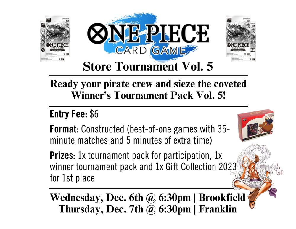 One Piece Card Game Store Tournament Vol. 5 — Game Universe