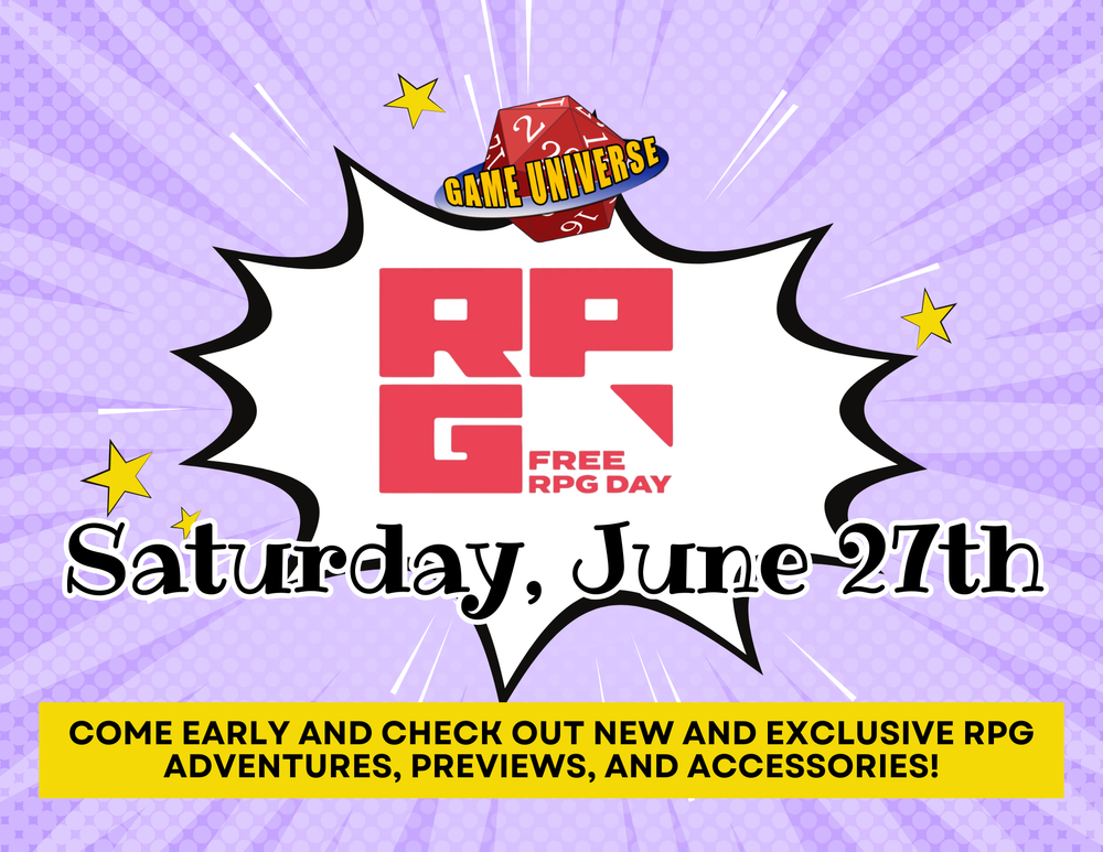 Free RPG Day 2026 — Game Universe