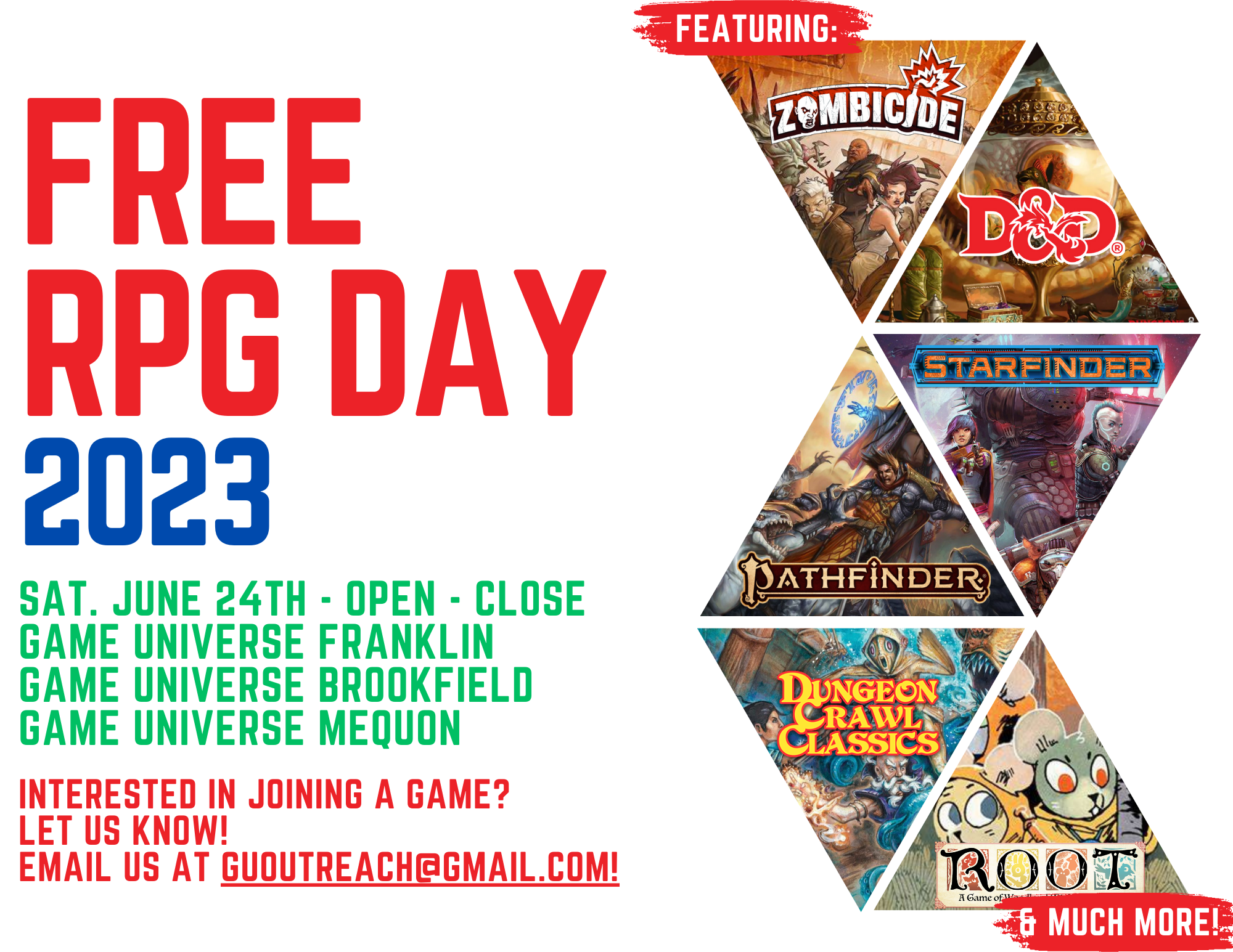 Free RPG Day Game Universe 2025! โ Game Universe