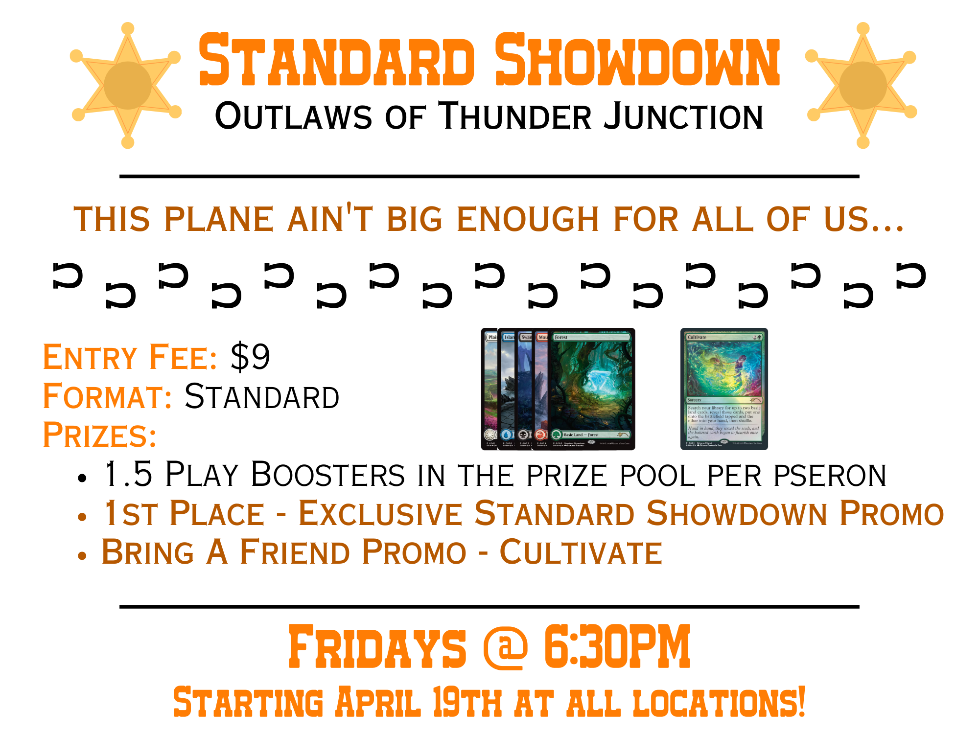 MTG Outlaws of Thunder Junction Standard Showdown — Game Universe