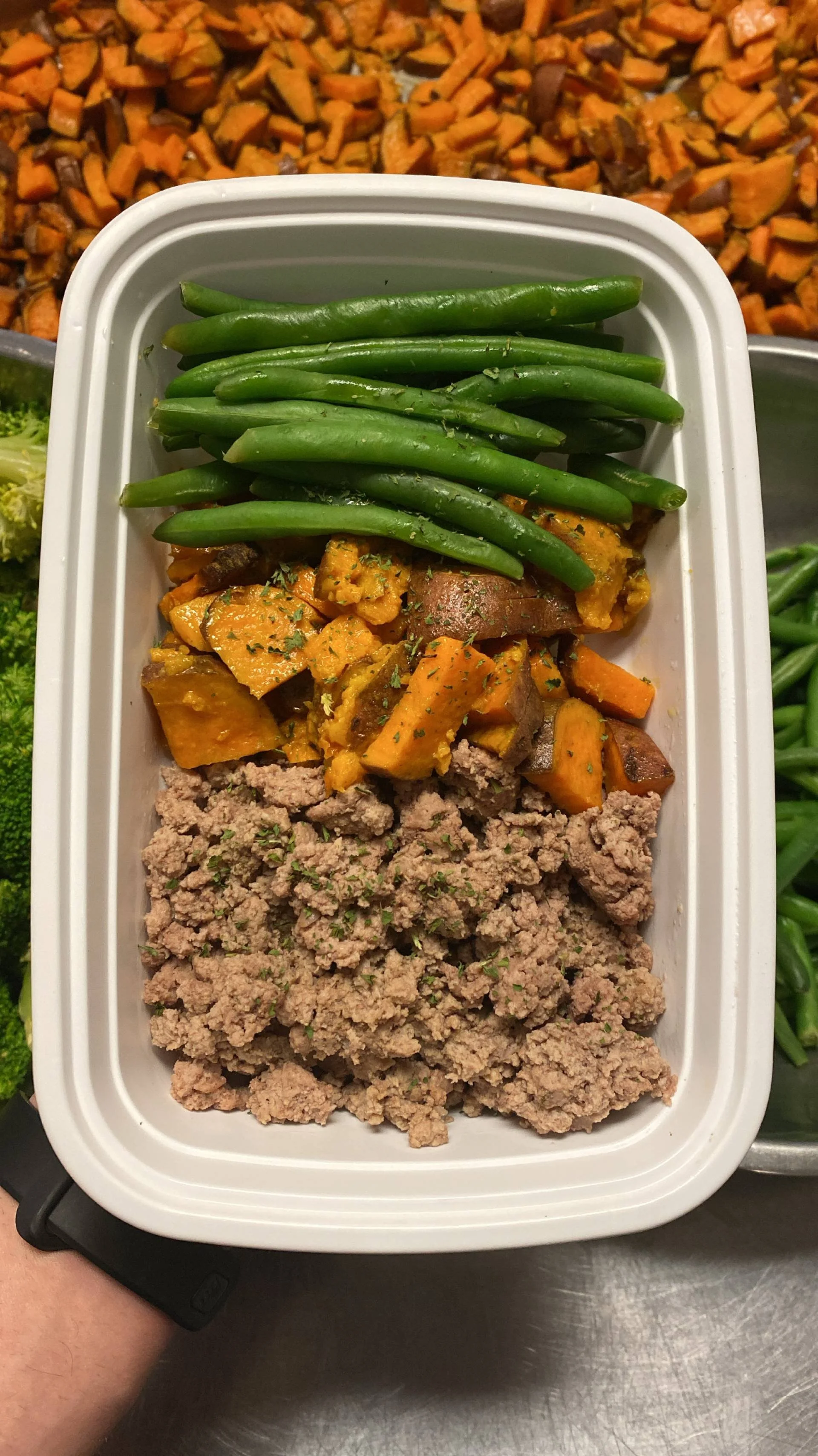 NEW *Simple* 93/7 Ground Turkey, Sweet Potatoes, Green Beans