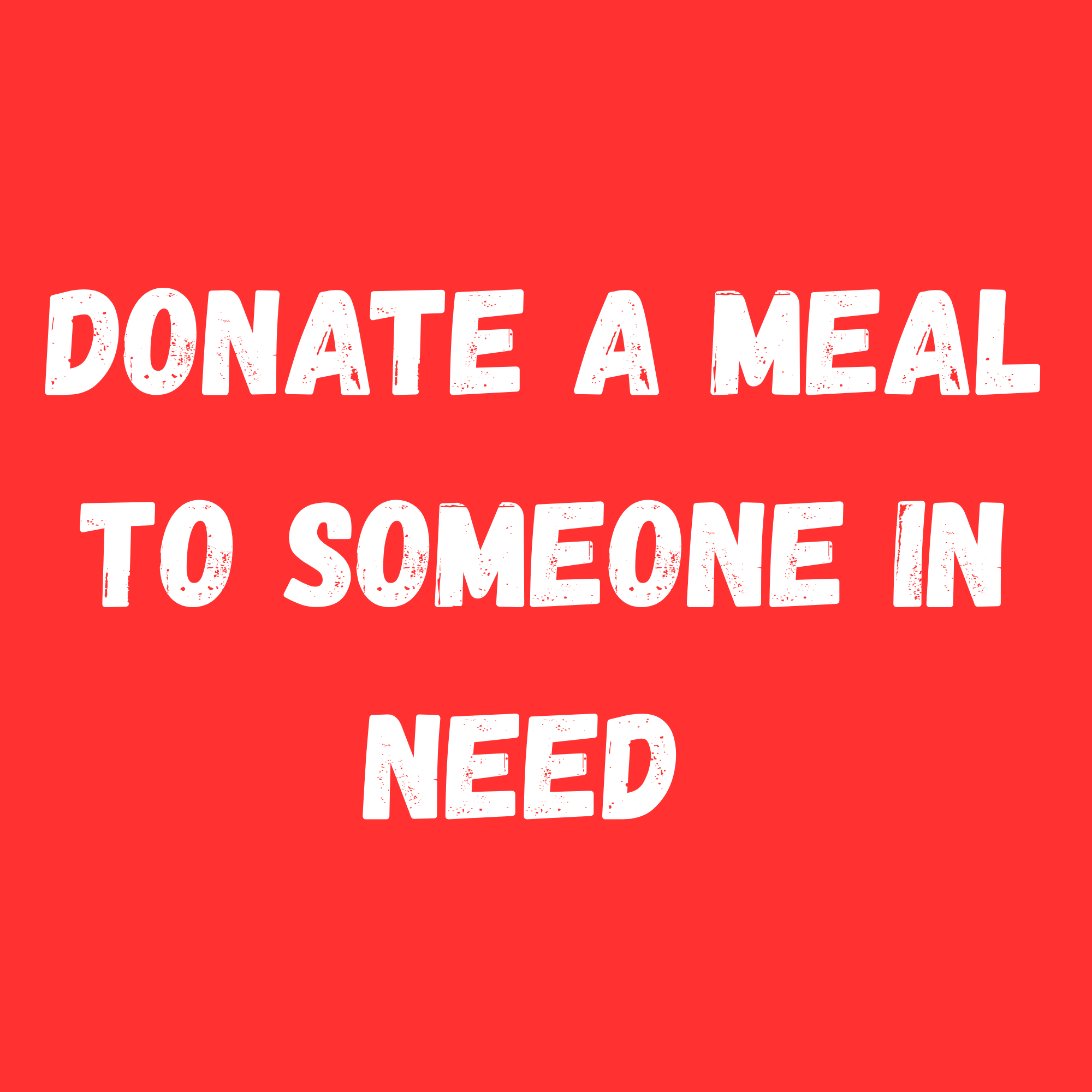 Community Meal to be Donated