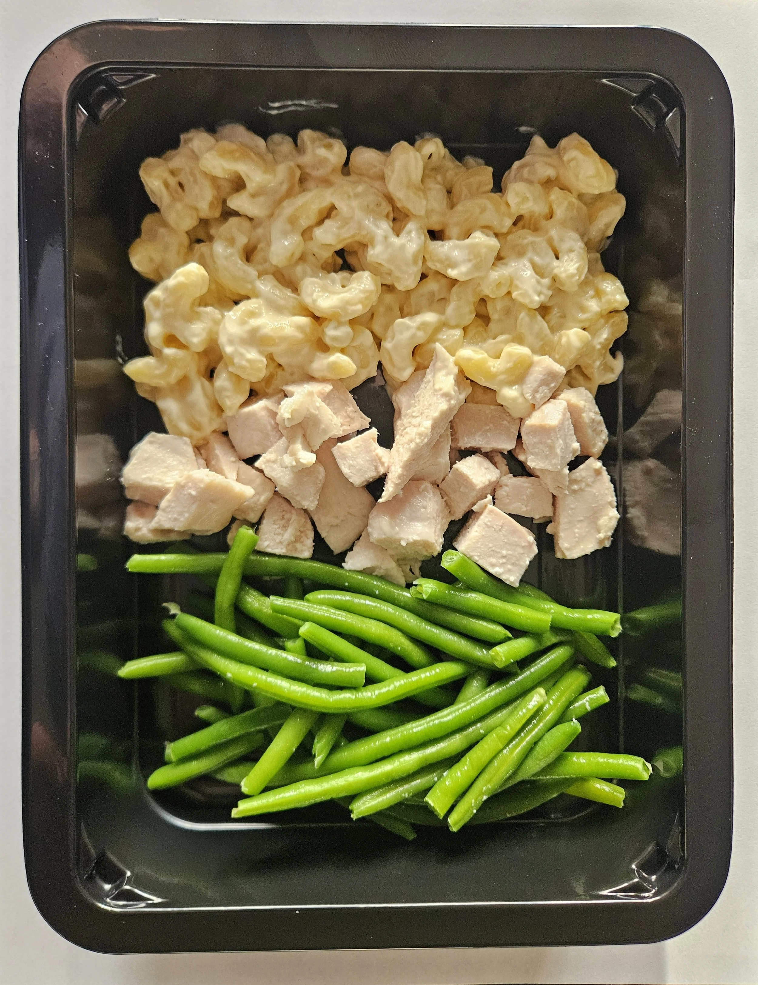NEW Kids Meal Mac n Cheese, Chicken Breast, Green Beans (Wheat, Dairy)