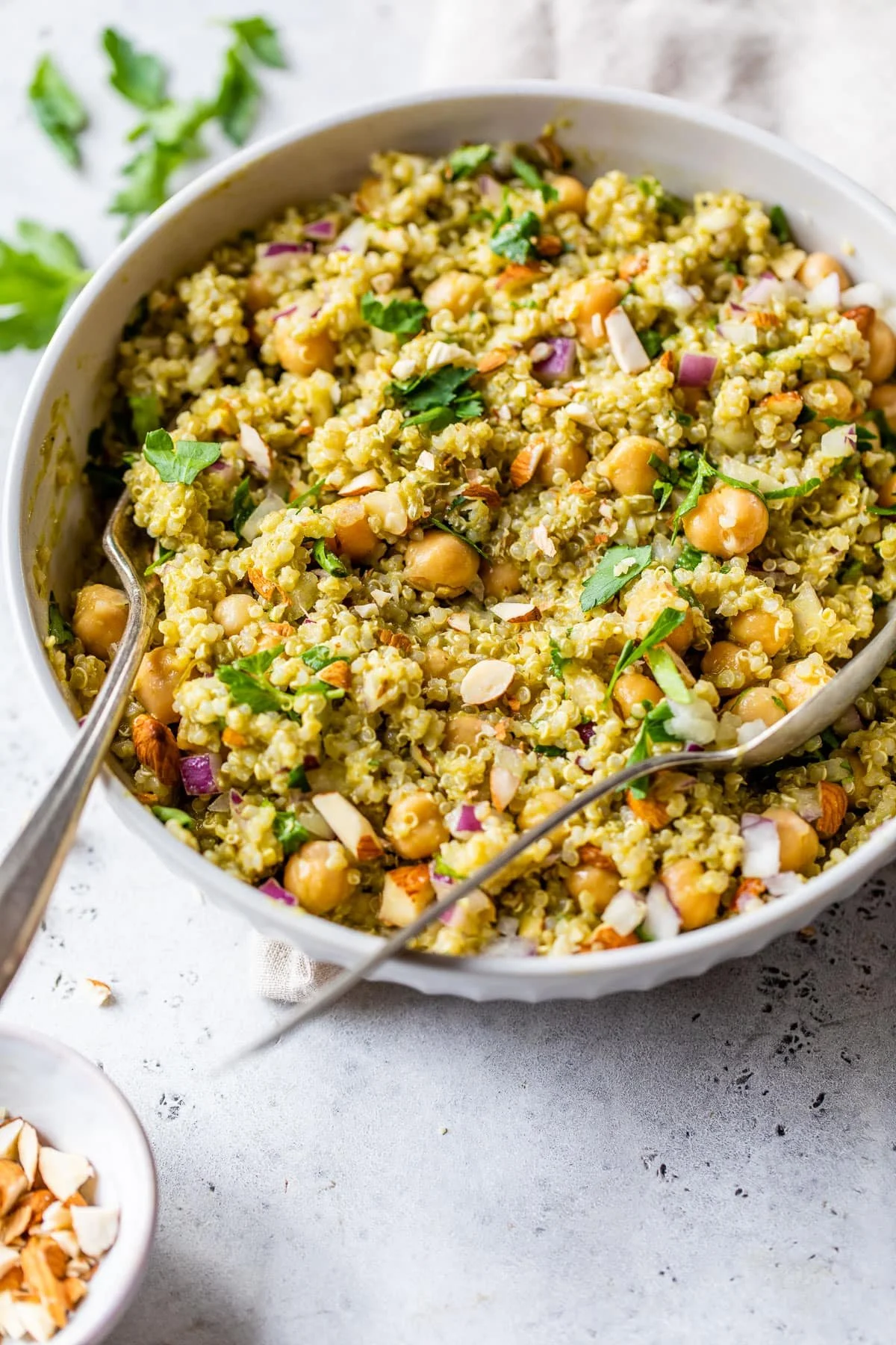 Vegan Honey Balsamic Chickpeas, Quinoa, Roasted Veggies