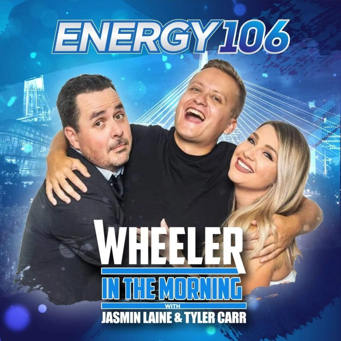 ENERGY 106 - Lucy chats with Wheeler, Jasmin & Tyler @ 118:52
