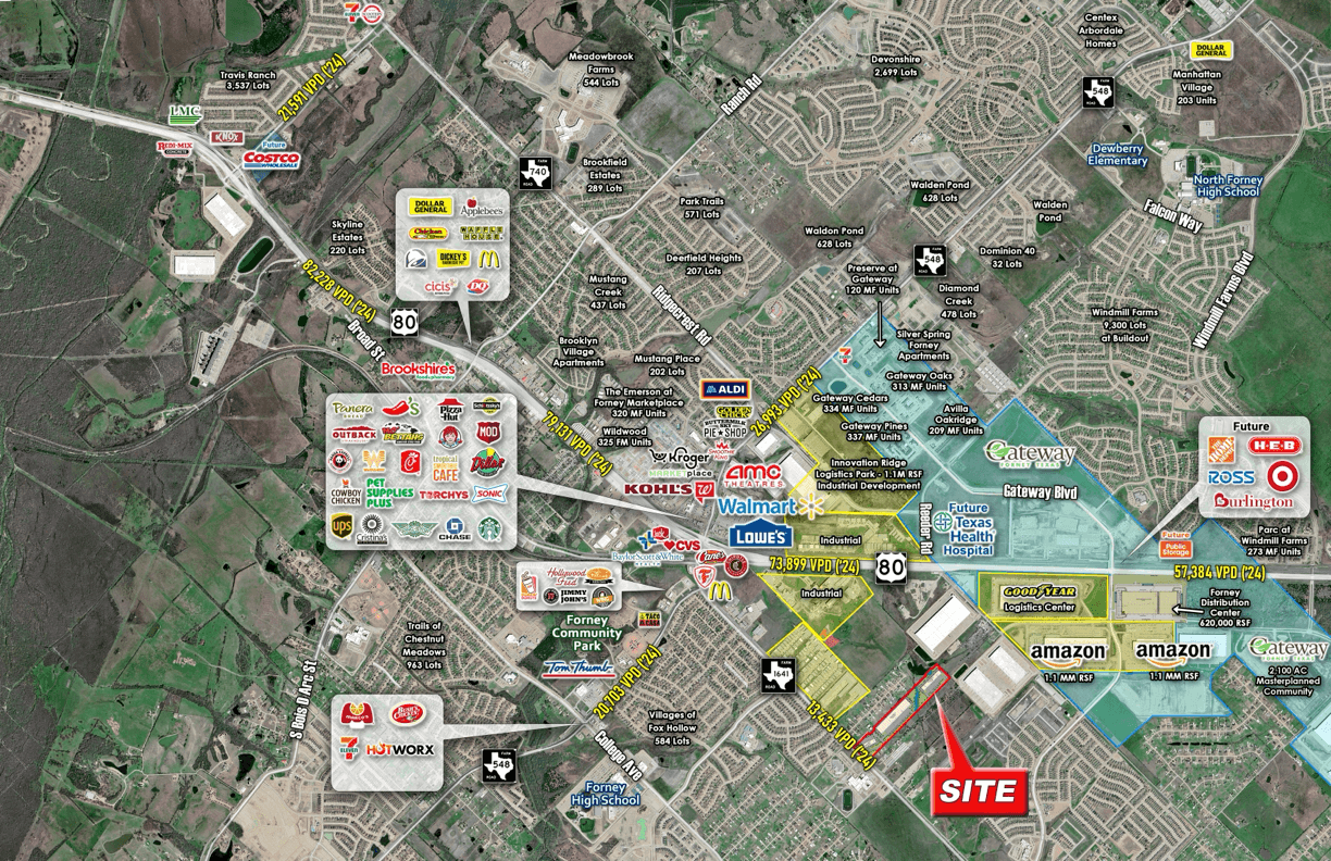 Forney, TX - US-80 & FM-212 - Mid