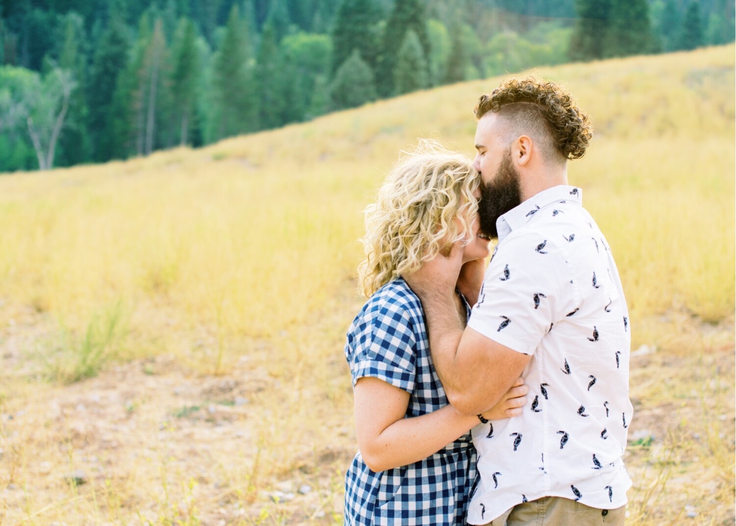  Kiss on forehead Utah Mountains  