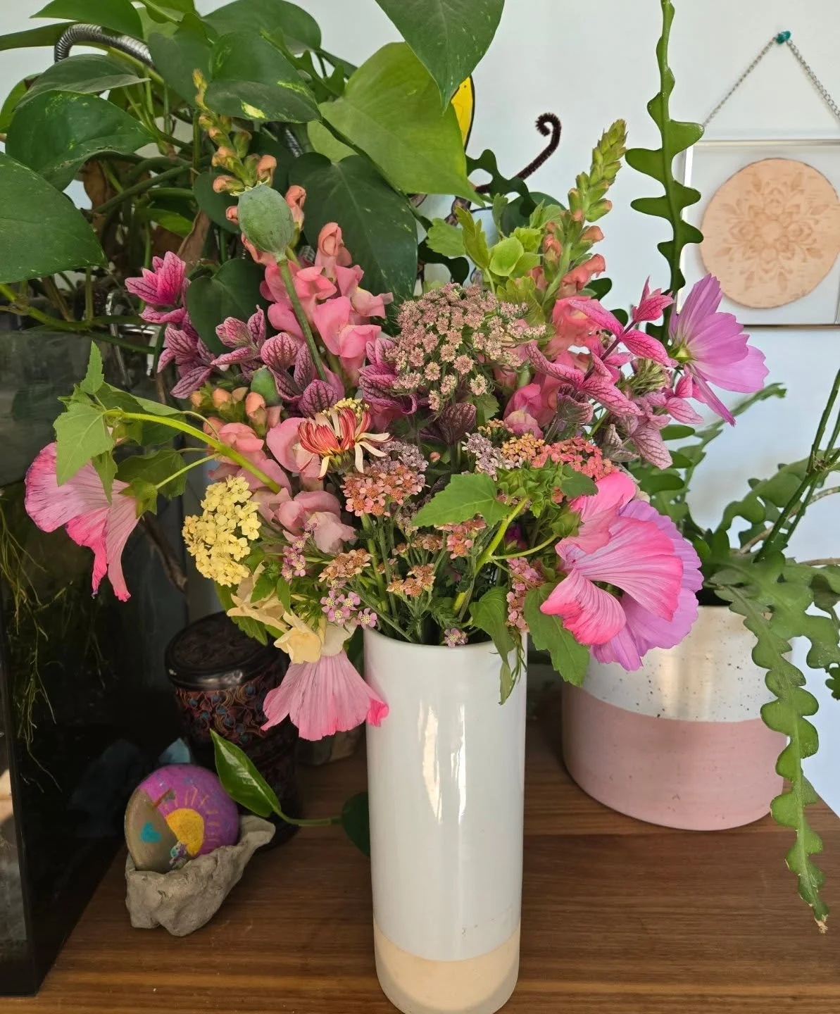 Picked up this beautiful pink #borealbouquet at the Farmer's Market today.