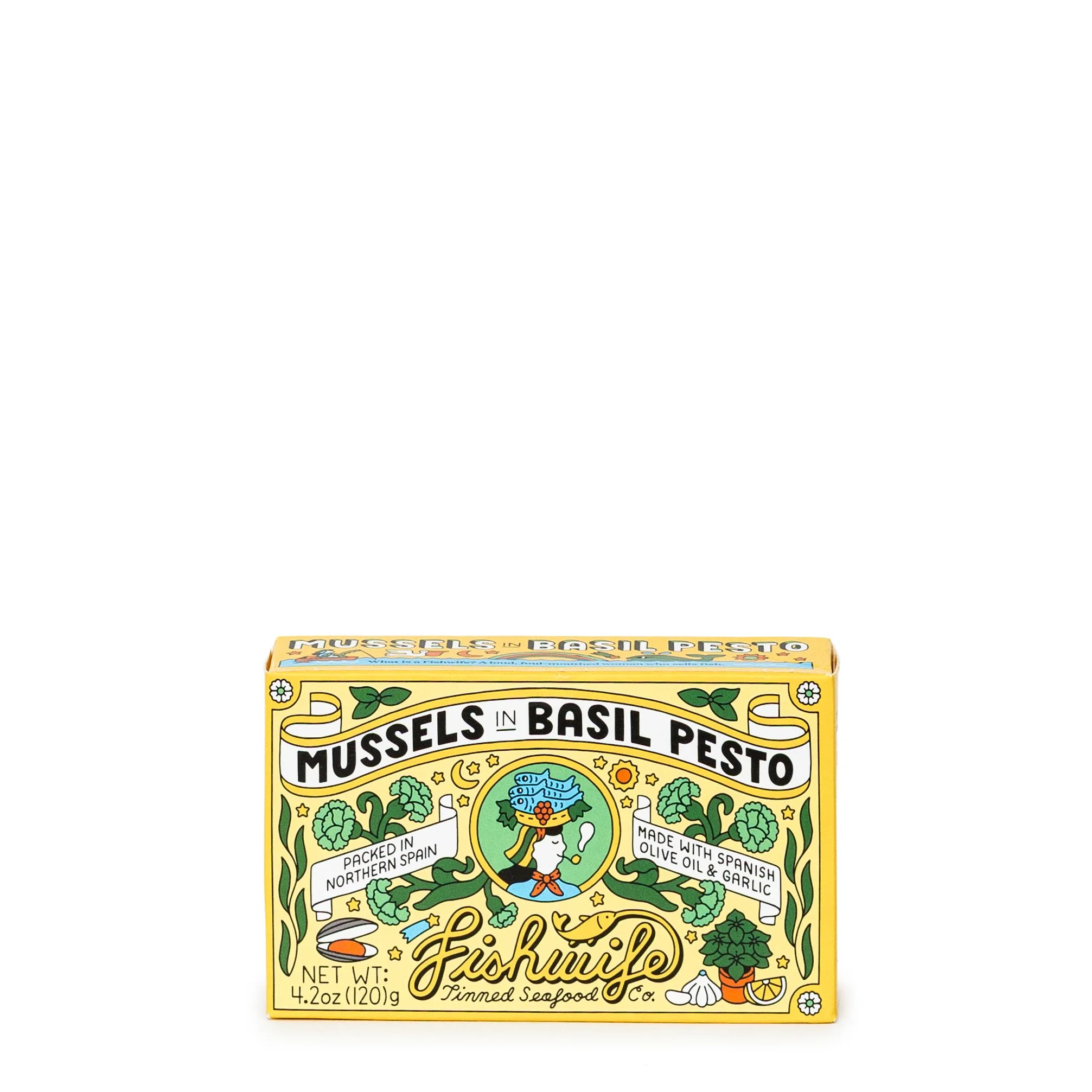 Fishwife • Muscles in Basil Pesto