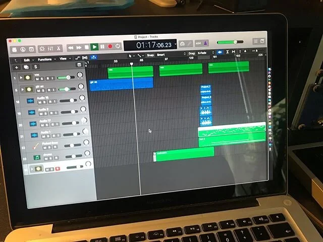 Arranging and recording the second song for the next T&yacute;r album. #recordingstudio #ballads #heavymetal #faroeislands #logicprox