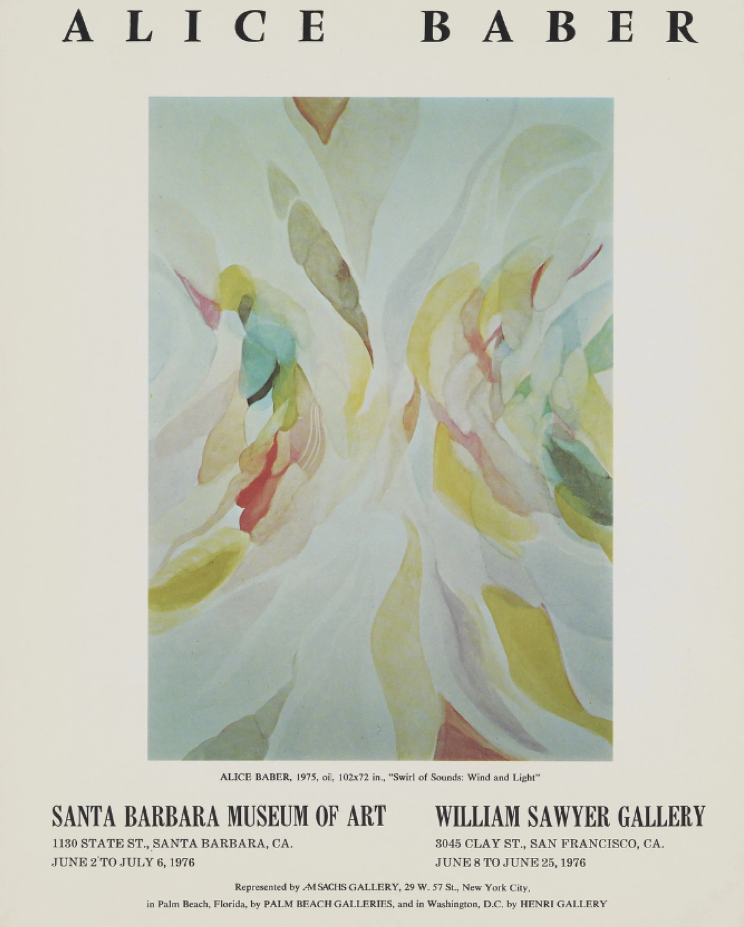 Alice Baber, Santa Barbara Museum of Art