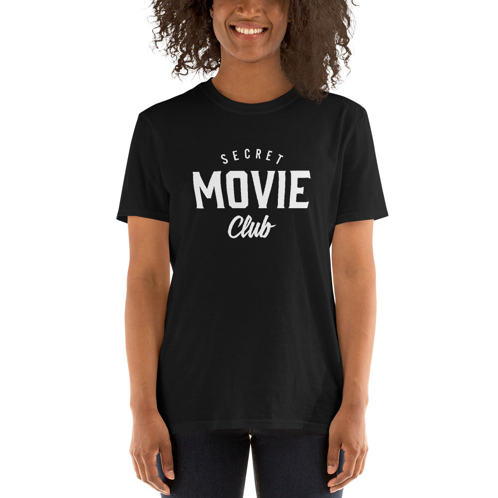 Secret Movie Club T-Shirt & White logo) — Movie Club
