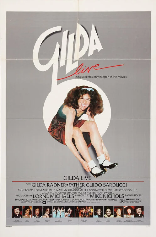 KYMM'S 365 DAY MOVIE CHALLENGE #46: GILDA LIVE (1980, dir by Mike Nichols &amp; Lorne Michaels [uncredited])