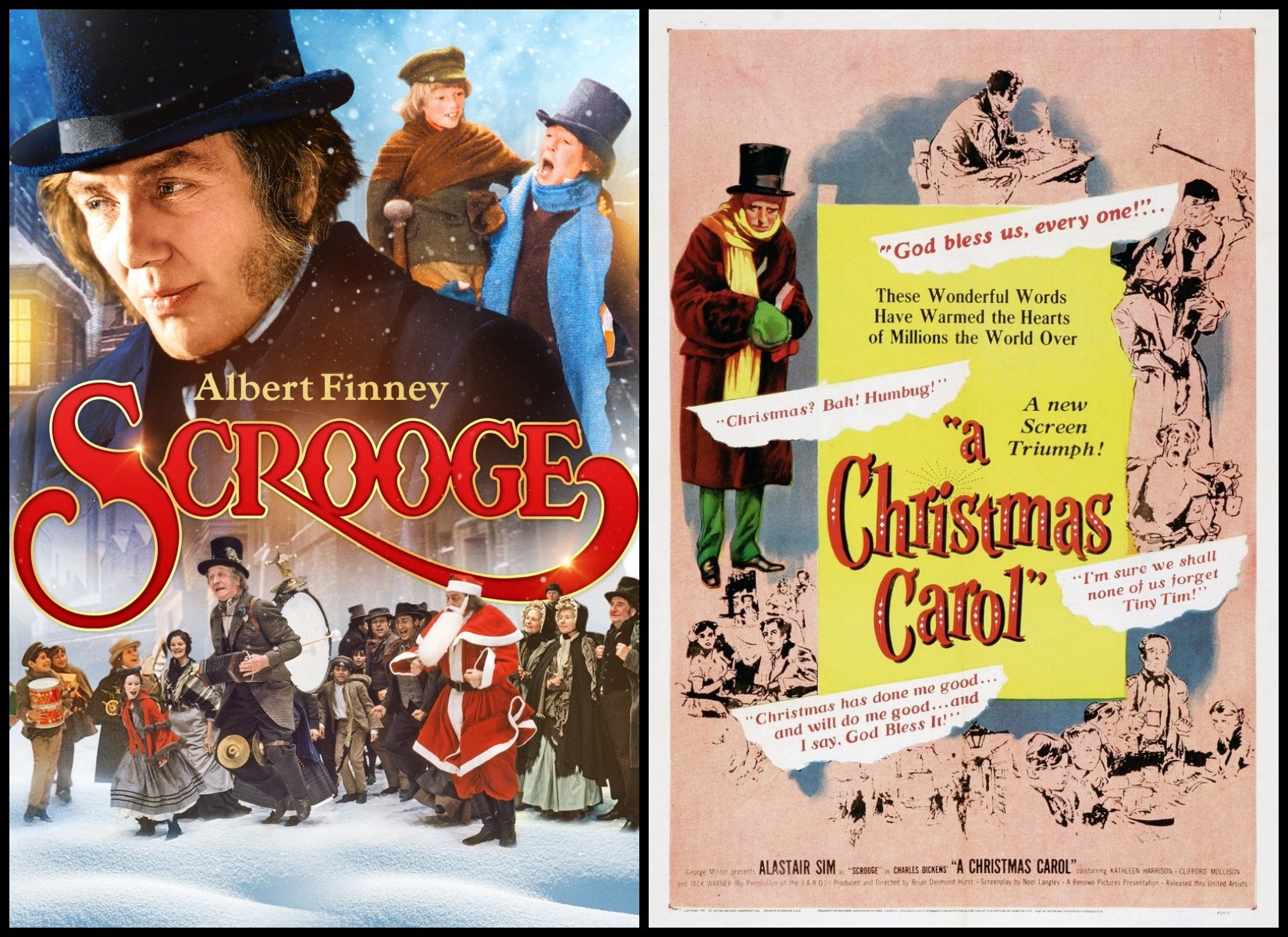 KYMM'S 365 DAY MOVIE CHALLENGE #52-53: SCROOGE (1970) &amp; A CHRISTMAS CAROL (1951)