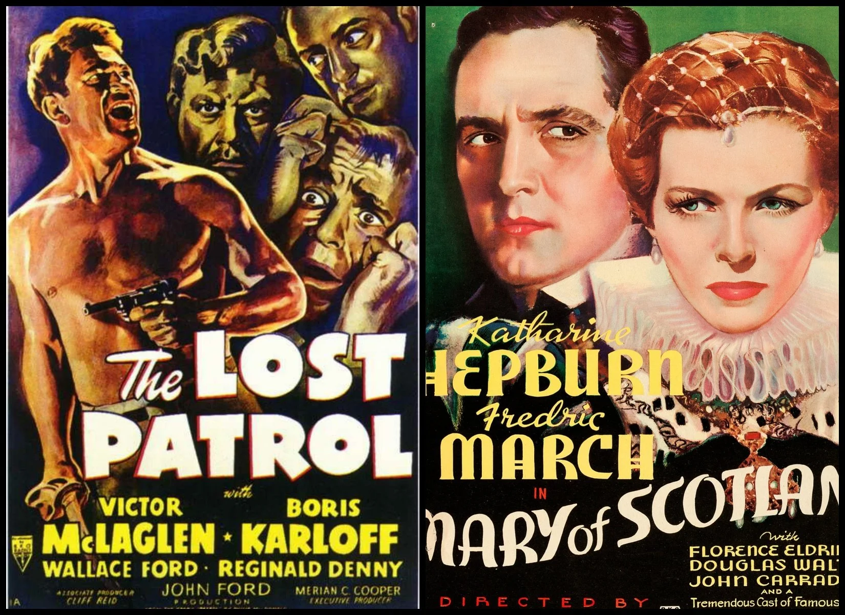 JOHN FORD Chapter 3: The Lost Patrol (1934, RKO) &amp; Mary Queen of Scotland (1936, RKO)