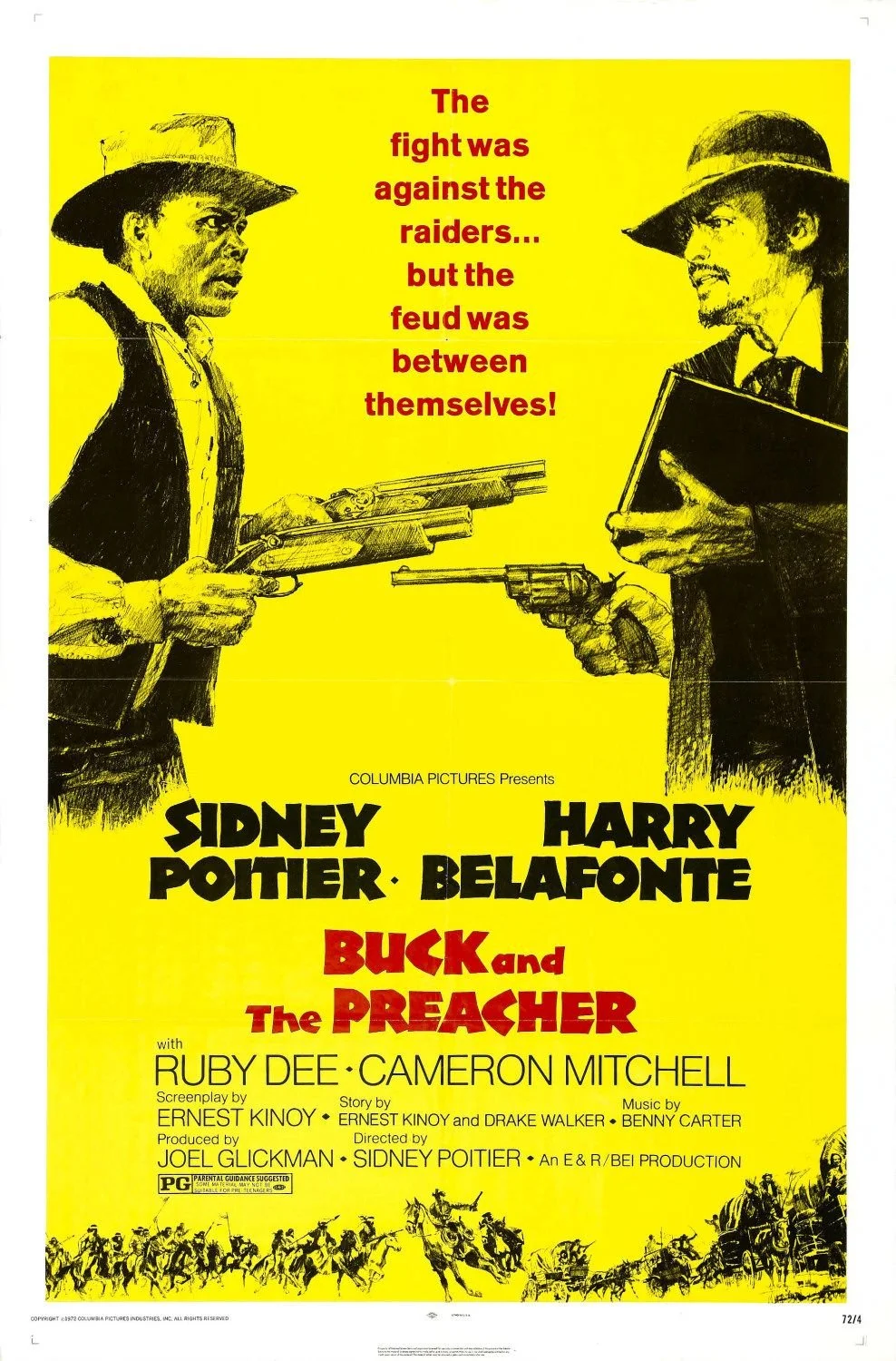 Passings #2: Sidney Poitier, Buck and the Preacher (1972, dir by Sidney Poitier, USA)