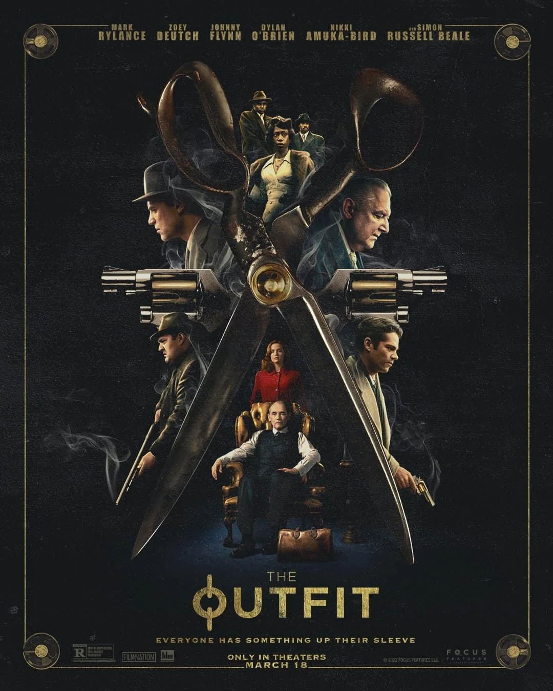 Kymm Zuckert samples the wares of The Outfit (2022, dir by Graham Moore, UK)