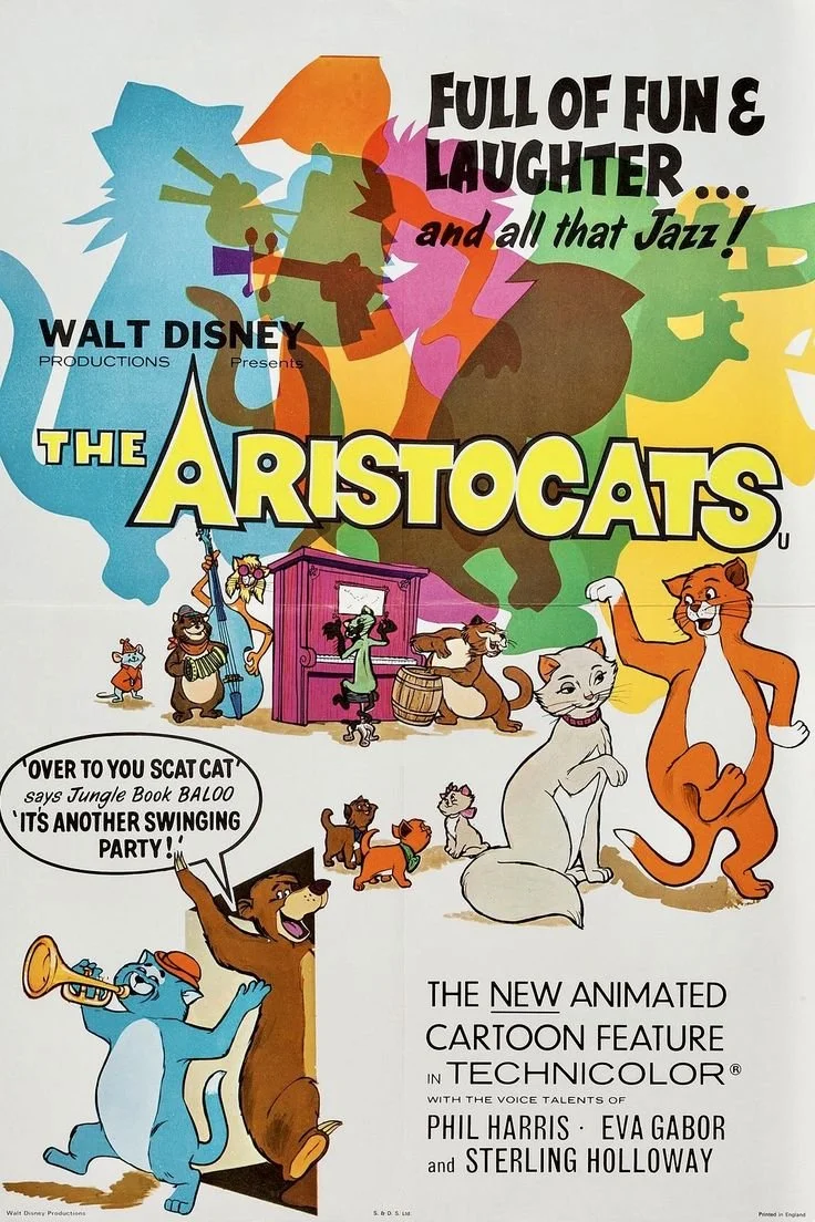 The Aristocats (1970, dir. Wolfgang Reitherman, US) by Kymm Zuckert