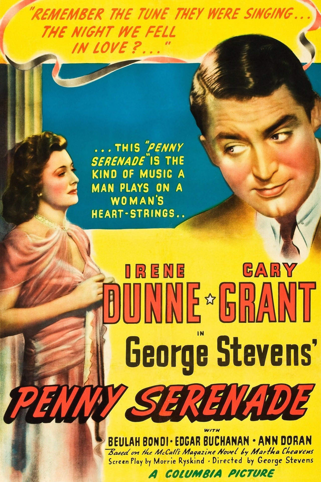 Irene Dunne &amp; Cary Grant: Penny Serenade (1941, dir. George Stevens, US) by Matt Olsen