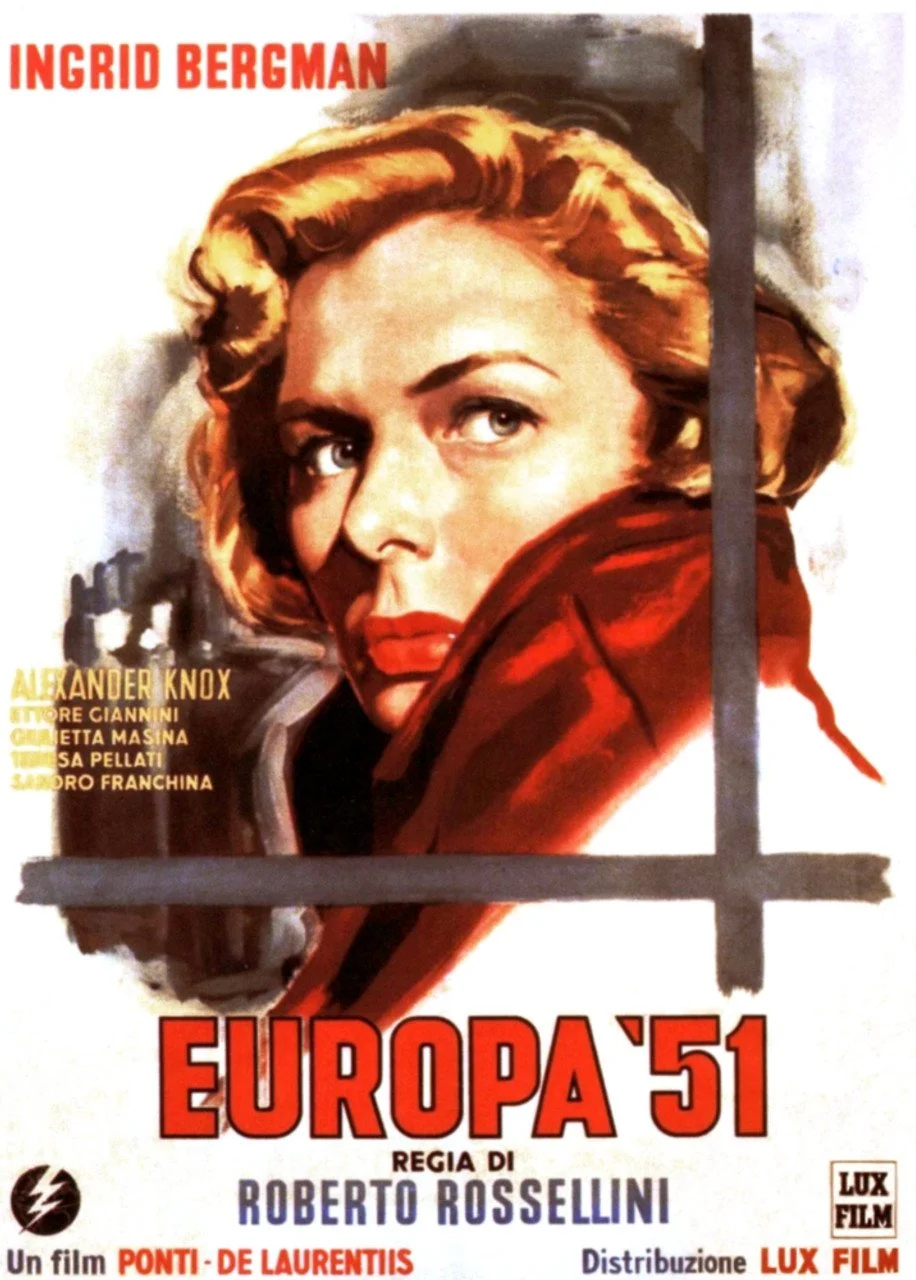 EUROPA '51 (1952, dir. Roberto Rossellini, Italy) by Patrick McElroy