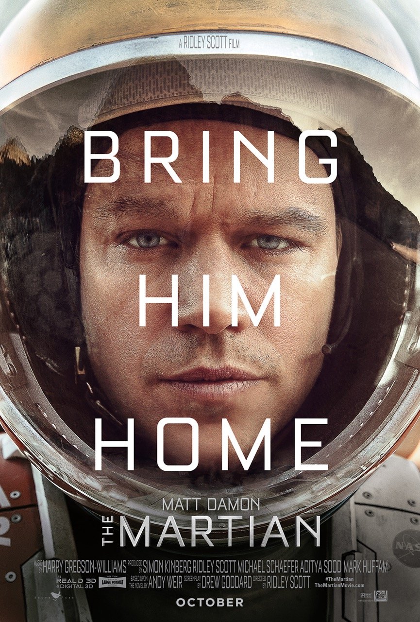 The Martian (2015, dir. Ridley Scott, US/UK) by Kymm Zuckert