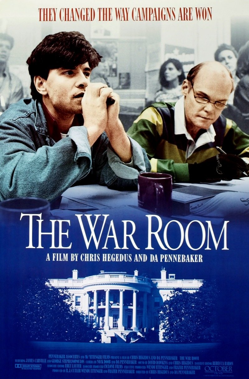A POLITICAL SEASON: Occasional 2024 series on politics in movies THE WAR ROOM (1993)