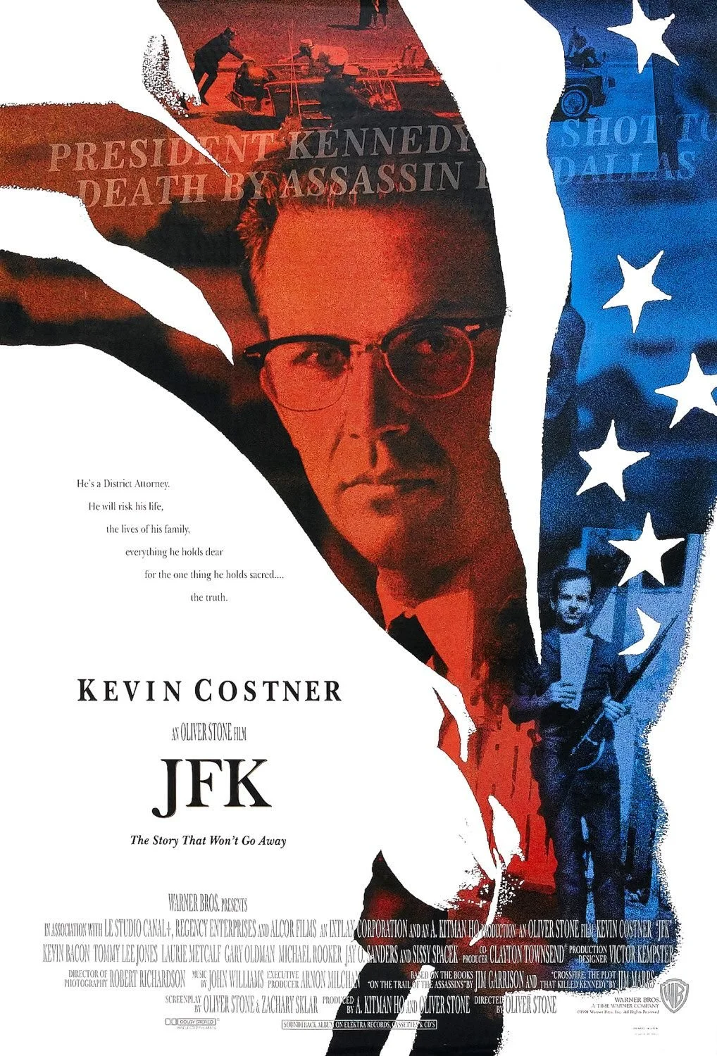 A POLITICAL SEASON: Occasional 2024 series on politics in movies JFK (1991, co-adap/dir by Oliver Stone, USA, 188mns-original theatrical cut)