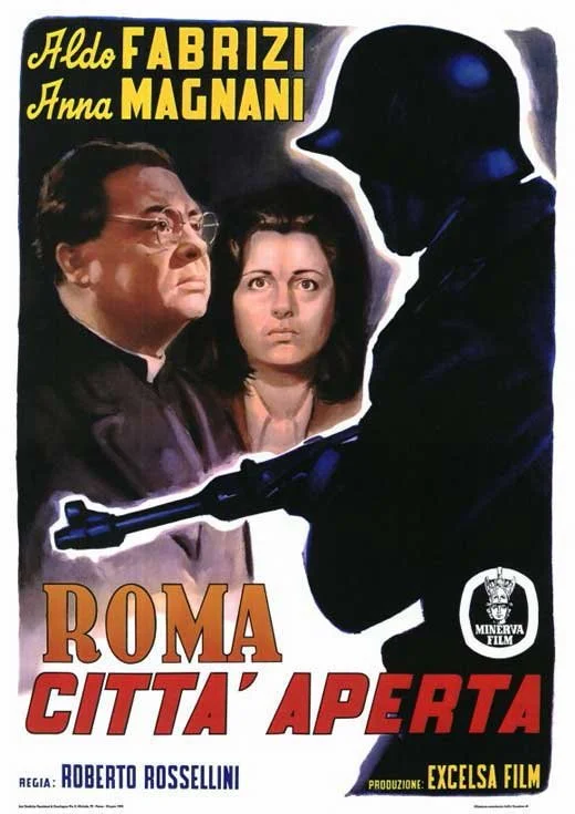 ROSSELLINI'S WAR TRILOGY (Part 1 of 3): Rome, Open City (1945, co-wri &amp; dir by Roberto Rossellini, co-wri by Federico Fellini, Italy, 105mns)