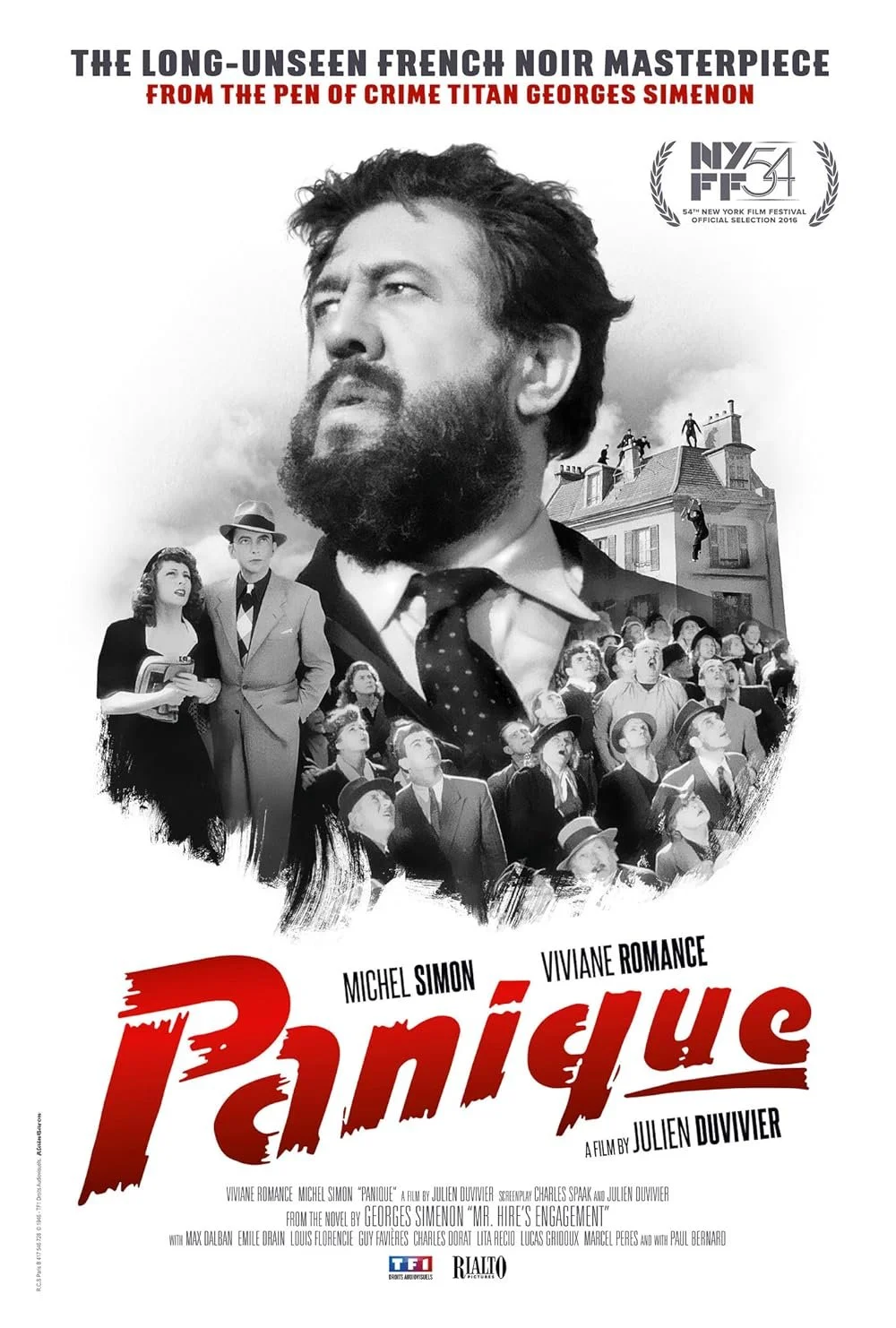 NOIR AS SOCIETAL MIRROR: Julien Duvivier's PANIQUE (1946, dir by Julien Duvivier, based on a novel by Georges Simenon, starring Michel Simon, France)