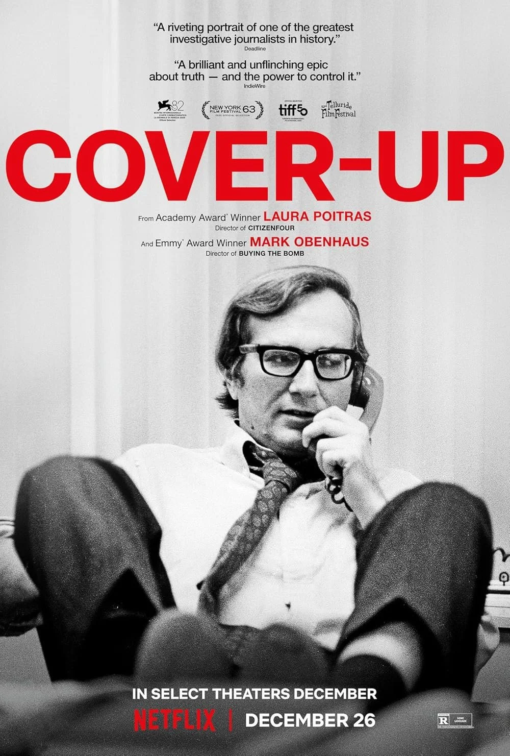 COVER-UP (co-dir by Laura Poitras &amp; Mark Obenhaus, w/ Seymour Hersh, Netlix, 115mns,&nbsp;USA)