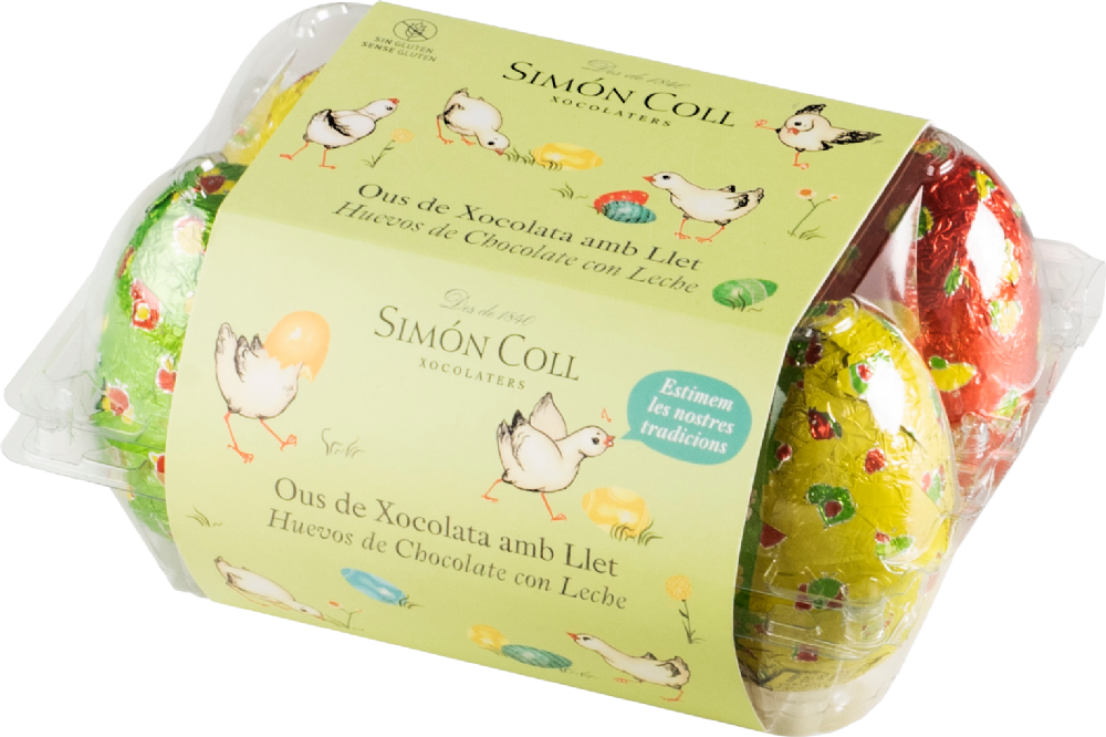 Simon Coll Milk Chocolate Easter Eggs 150g
