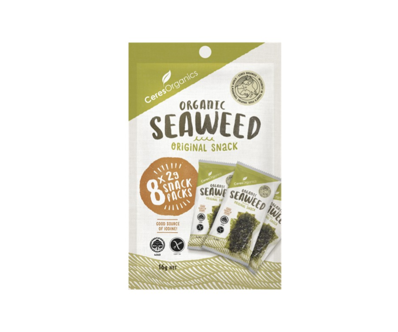 CO Organic Seaweed Snacks 8 x 2g