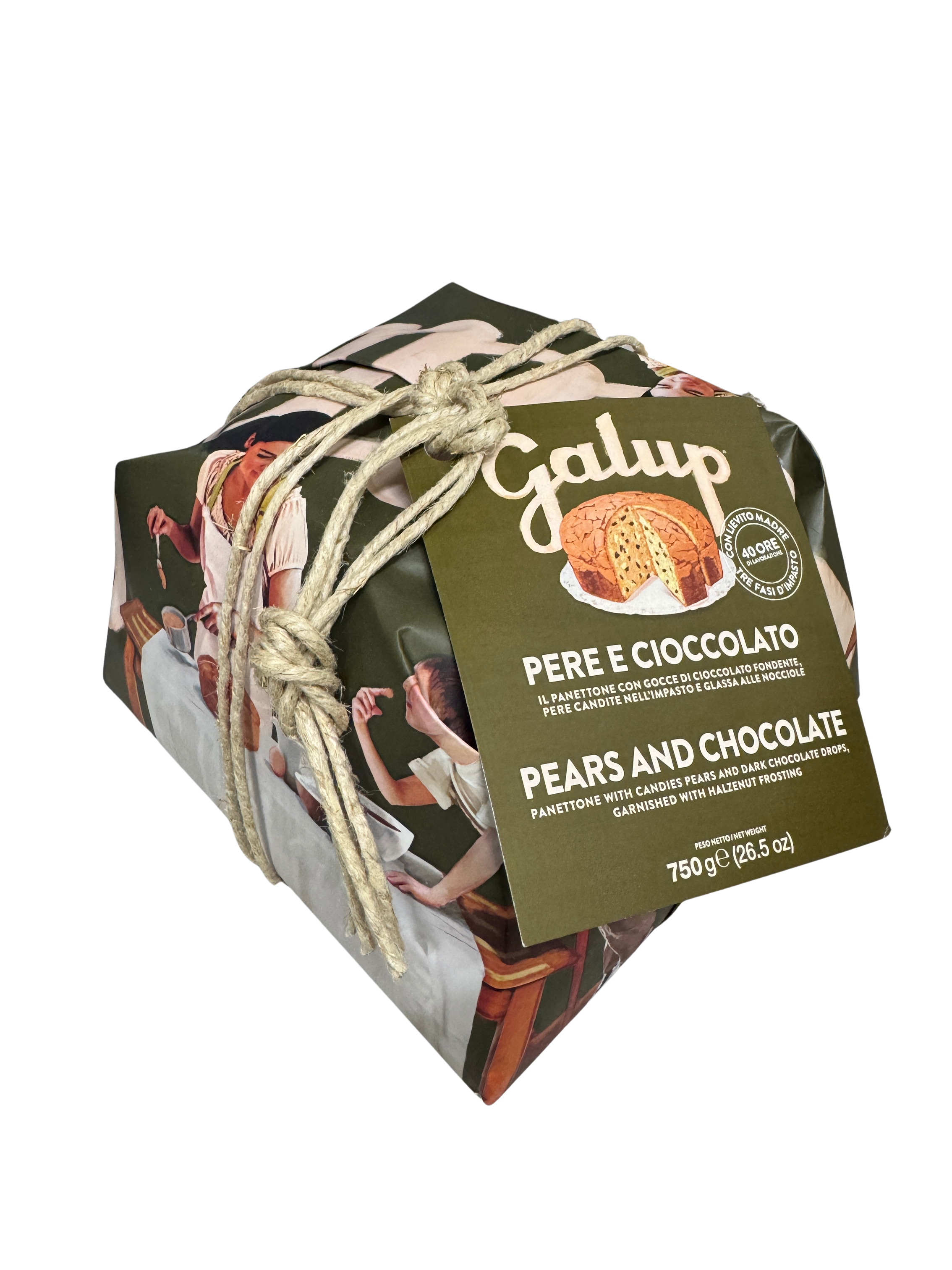 Galup Panettone Pears and Chocolate 750g