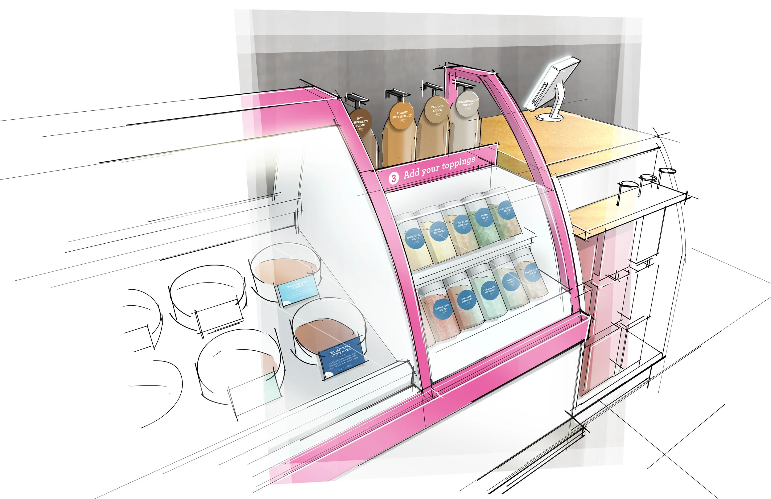 Bakery inspired mico signage. &nbsp;