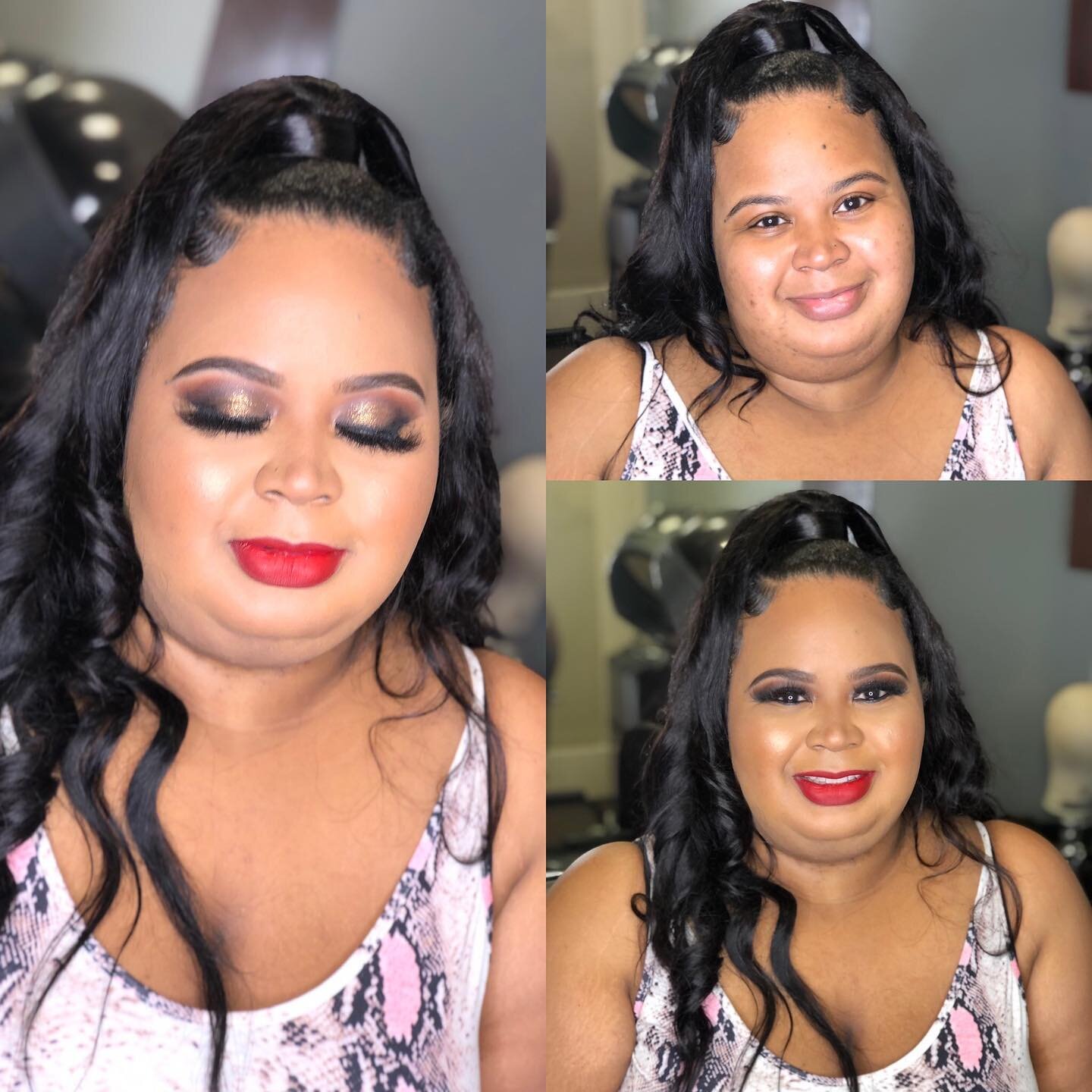 When the Bday Glam is 🔥🔥🔥🔥 
.
.
Book your Glam at TMBeauty.net✨