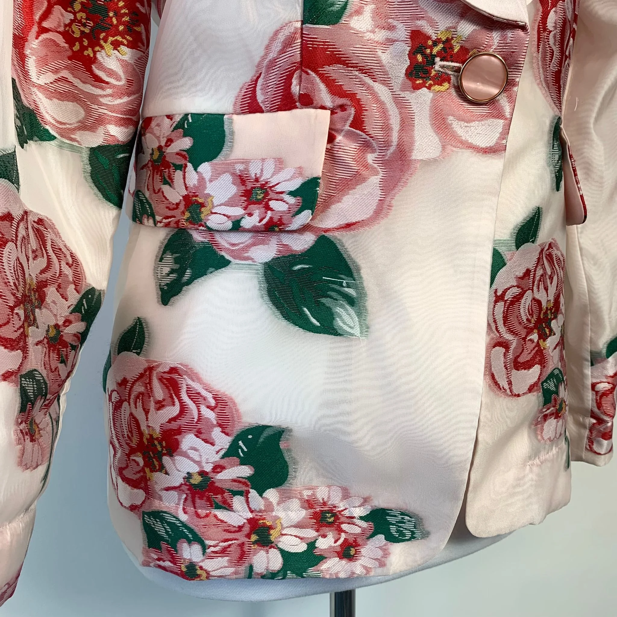 Trelise Cooper Couture (NZ) Sheer Rose Jacket Sz 14 — I Love Labels