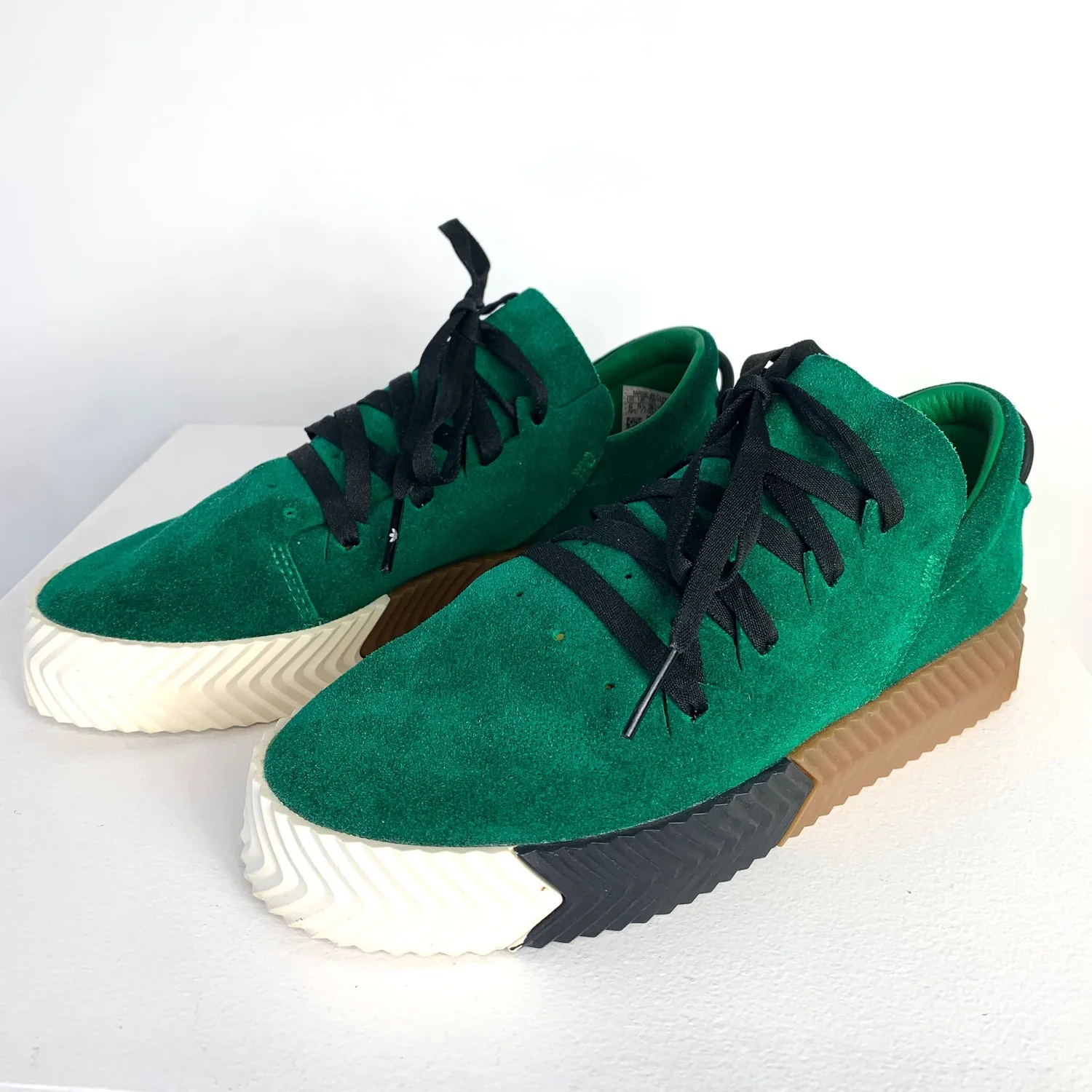 Adidas/Alexander Wang Green Suede Sneaker Sz 38 — I Love Labels