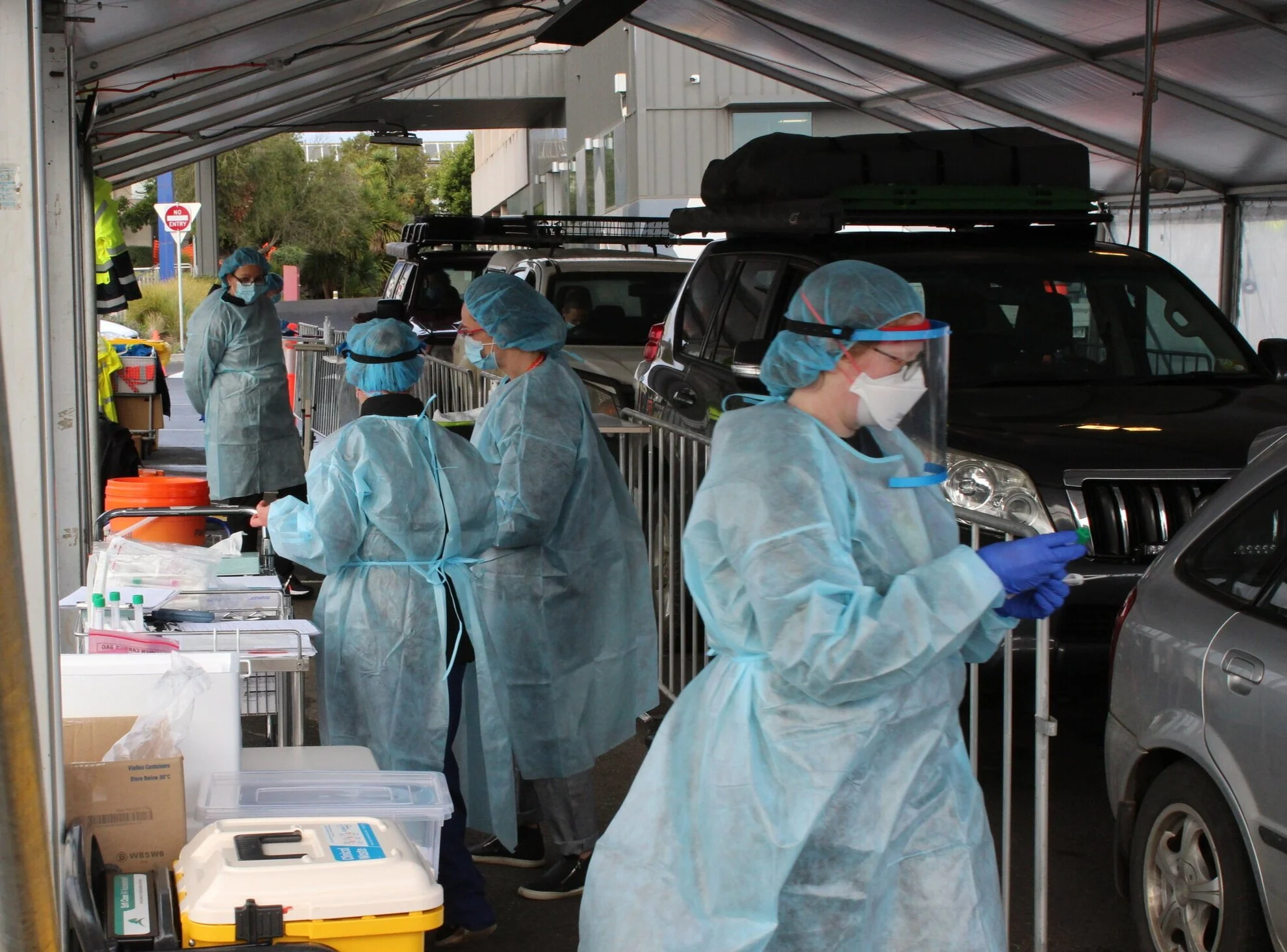 Drive-through testing, Wonthaggi