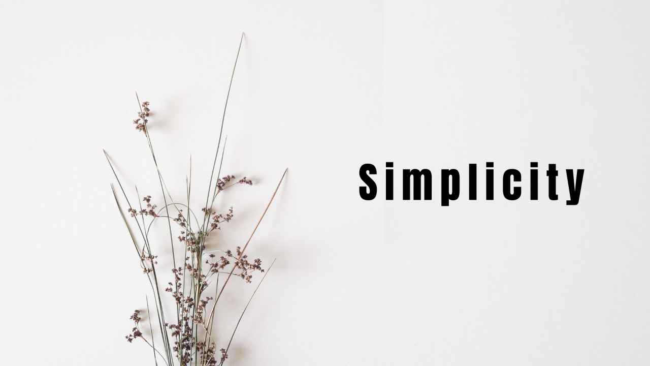 Keep It Simple
