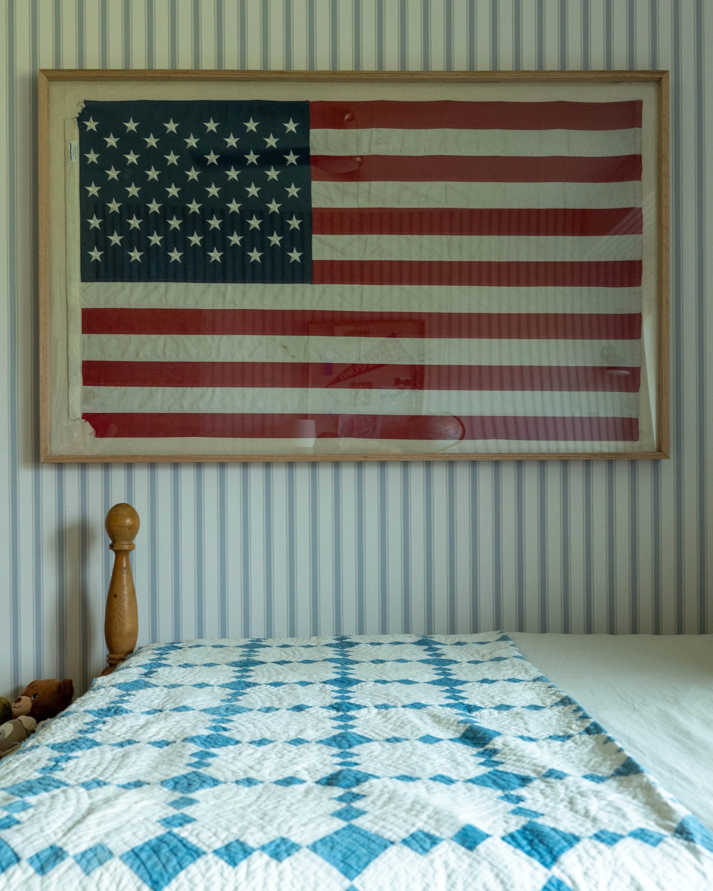 Happy Memorial Day 🇺🇸 

When Beau was little he had a collection of American flags &amp; he had at least a few of them with us everywhere we went. He called them his &ldquo;mere flags&rdquo; 🥹 Naturally, we had to have a big boy &ldquo;mere flag&r