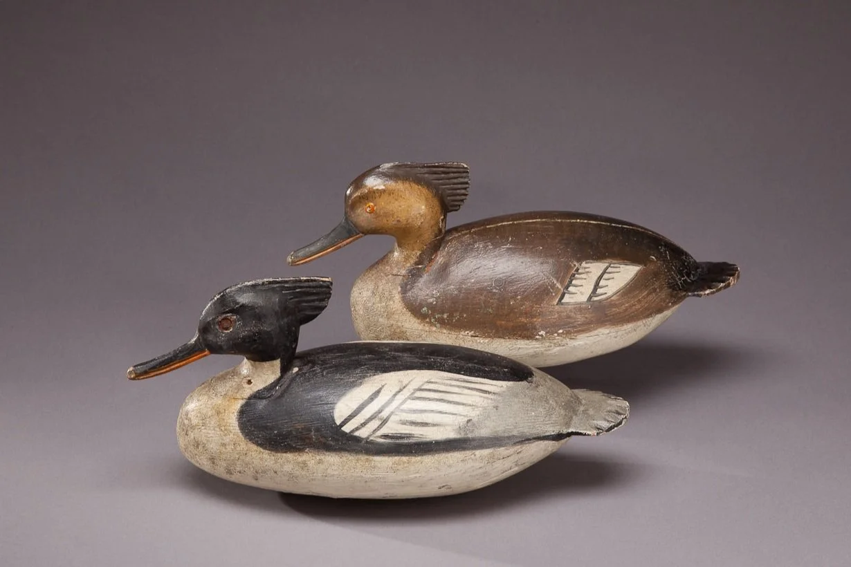 Ira Hudson, Red-Breasted Merganser Pair, SOLD FOR $207,000