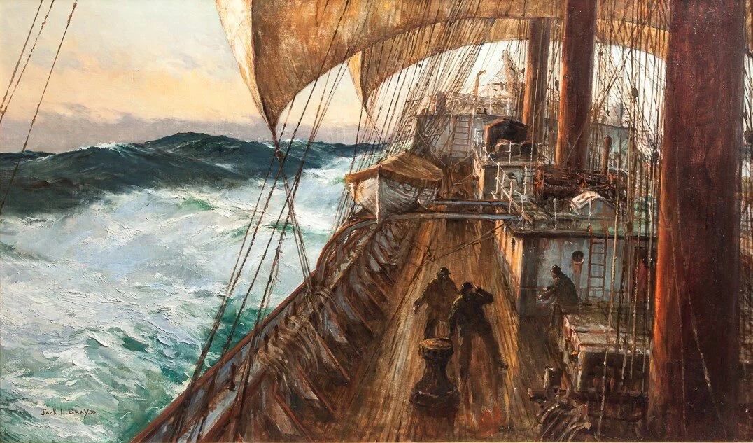 Jack Lorimer Gray, In the Southern Ocean, SOLD FOR $33,000