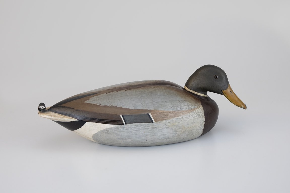 The Rathmell Family Mallard Drake Decoy by Louis C. Rathmell (1898-1974)