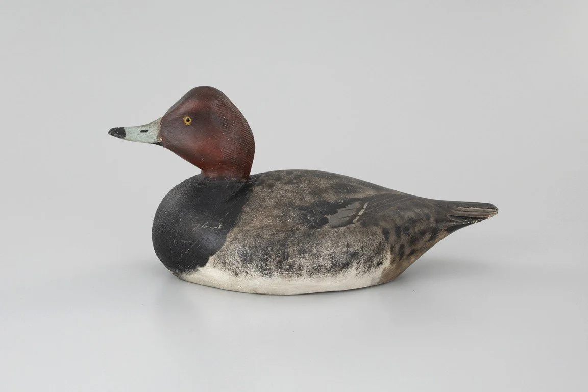 Redhead Decoy by A. Elmer Crowell (1862-1952), East Harwich, MA, c. 1910