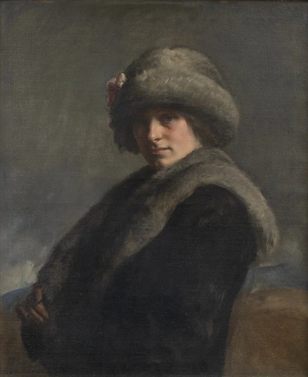 Joseph Rodefer DeCamp (1858-1923), The Gray Turban, 1911, oil on canvas, 33 by 27 in.